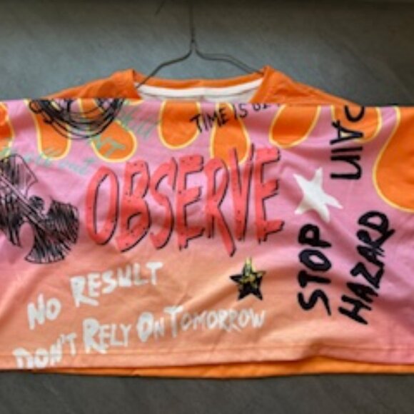 GRAPHIC STREETWEAR T-SHIRT Mens LG - Picture 5 of 7